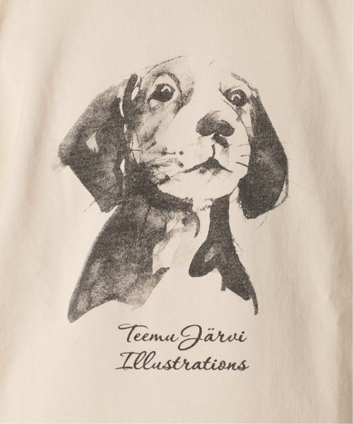 417 EDIFICE SELECT（フォーワンセブンエディフィスセレクト）の「【Teemu Jarvi / テームヤルヴィ】別注DOGスウェットA TREAT PLE（スウェット・メンズ・アイボリー・MEDIUM/LARGE）」の3枚目の写真