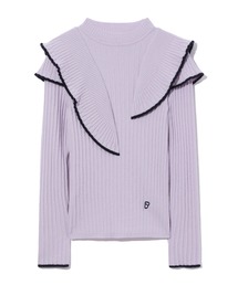BPY RUFFLES FITTED SWEATER