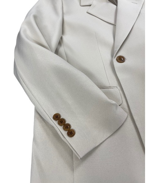 Chikashitsu +(チカシツプラス)の「【Chikashitsu +/チカシツプラス】double jacket/ダブルジャケット オーバーサイズジャケット(テーラードジャケット・メンズ・ブラック/アイボリー/チェック・M/L)」の8枚目の写真