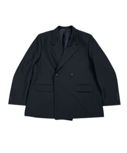 Chikashitsu +(チカシツプラス)の「【Chikashitsu +/チカシツプラス】double jacket/ダブルジャケット オーバーサイズジャケット(テーラードジャケット・メンズ・ブラック/アイボリー/チェック・M/L)」の9枚目の写真