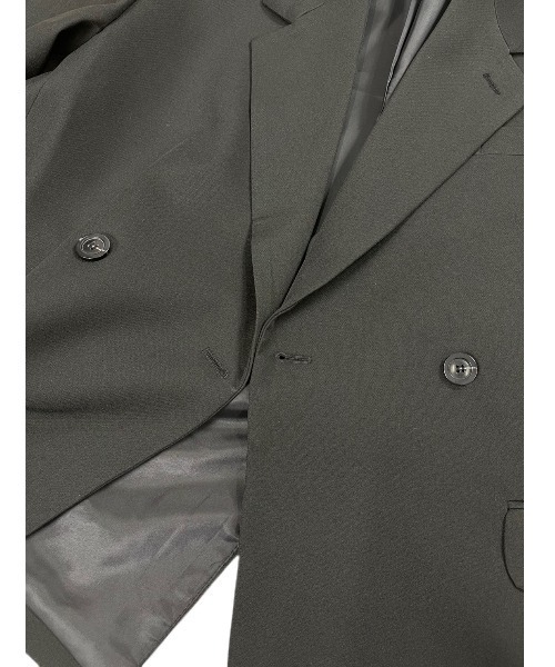 Chikashitsu +(チカシツプラス)の「【Chikashitsu +/チカシツプラス】double jacket/ダブルジャケット オーバーサイズジャケット(テーラードジャケット・メンズ・ブラック/アイボリー/チェック・M/L)」の10枚目の写真