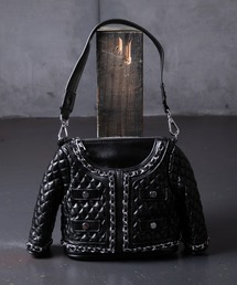 BLACK JACKALL CROWN（ブラックジャッカルクラウン）の「フェイクレザージャケットデコレーション2wayバッグ（トートバッグ・メンズ）」