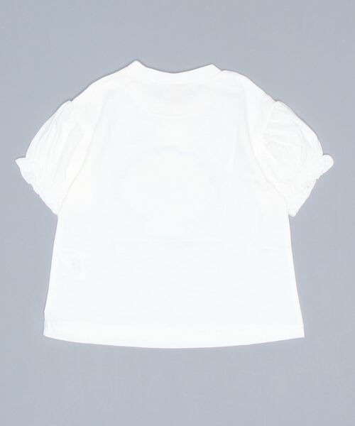 petit main(プティマイン)の「【リンク】【吸水速乾】シェルモチーフパフTシャツ(Tシャツ/カットソー・キッズ・ブラック/オフホワイト/ピンク・80cm/90cm/110cm/100cm/120cm/130cm)」の4枚目の写真