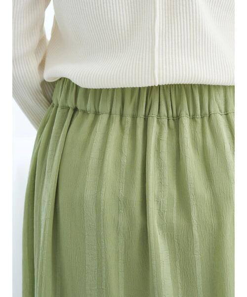 earth music&ecology(アースミュージックアンドエコロジー)の「イレヘム切替スカート(スカート・レディース・ベージュ/グレイッシュベージュ/グリーン系その他3・FREE)」の21枚目の写真