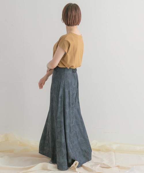 ITEMS URBANRESEARCH（アイテムズ アーバンリサーチ）の「ジャガードフレアスカート（スカート・レディース・ネイビー/オレンジ・FREE）」の22枚目の写真