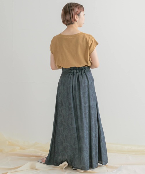 ITEMS URBANRESEARCH（アイテムズ アーバンリサーチ）の「ジャガードフレアスカート（スカート・レディース・ネイビー/オレンジ・FREE）」の21枚目の写真