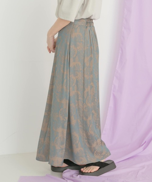 ITEMS URBANRESEARCH（アイテムズ アーバンリサーチ）の「ジャガードフレアスカート（スカート・レディース・ネイビー/オレンジ・FREE）」の19枚目の写真