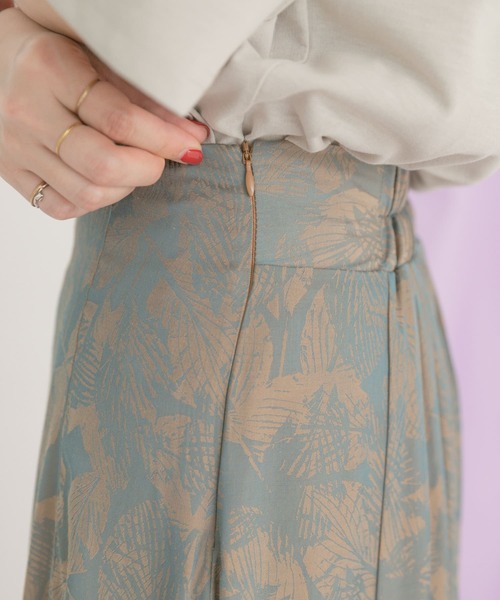 ITEMS URBANRESEARCH（アイテムズ アーバンリサーチ）の「ジャガードフレアスカート（スカート・レディース・ネイビー/オレンジ・FREE）」の17枚目の写真