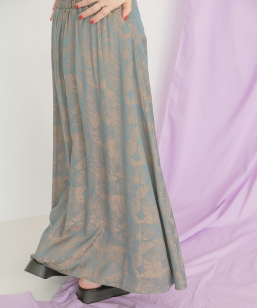 ITEMS URBANRESEARCH（アイテムズ アーバンリサーチ）の「ジャガードフレアスカート（スカート・レディース・ネイビー/オレンジ・FREE）」の15枚目の写真