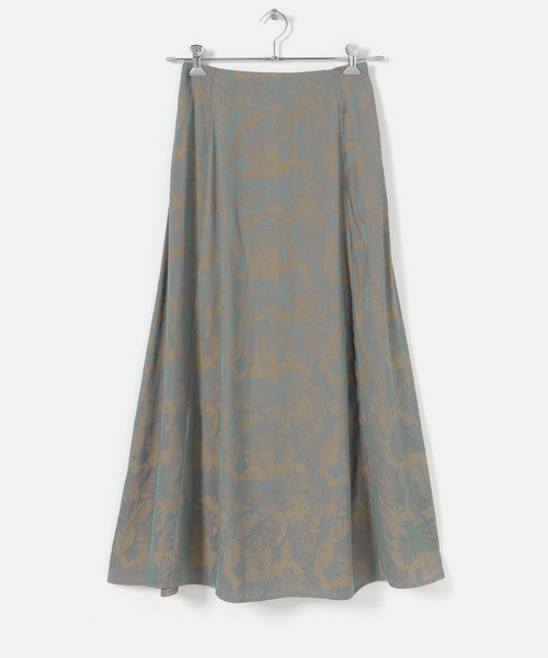 ITEMS URBANRESEARCH（アイテムズ アーバンリサーチ）の「ジャガードフレアスカート（スカート・レディース・ネイビー/オレンジ・FREE）」の6枚目の写真