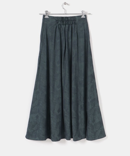 ITEMS URBANRESEARCH（アイテムズ アーバンリサーチ）の「ジャガードフレアスカート（スカート・レディース・ネイビー/オレンジ・FREE）」の4枚目の写真