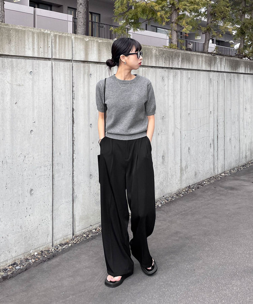 セール】ヘザーサマーニットトップス（ニット/セーター）｜Chillfar