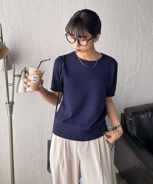 ニット セーター 「25AW PRE-ORDER」Ruffled Hem Chenille Knit Tops/ラッフルヘムモールニットトップス「MA 25AUTUMN PRE-ORDER】Ruffled Hem Chenille Knit Tops