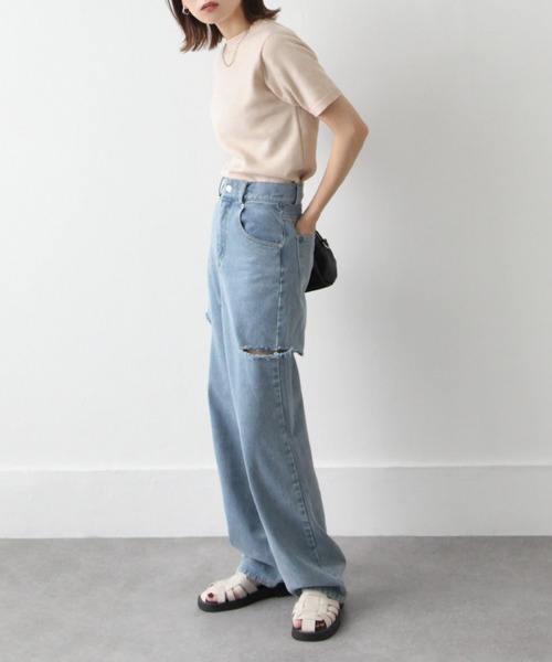 Chillfar（チルファー）の「ヘザーサマーニットトップス（ニット