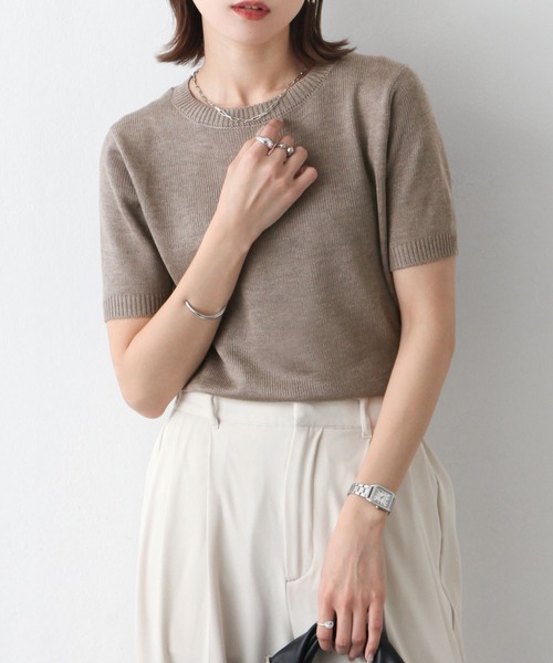 彼のサマーセーター Chillfar（チルファー）の「ジャガードロゴサマーニット（ニット