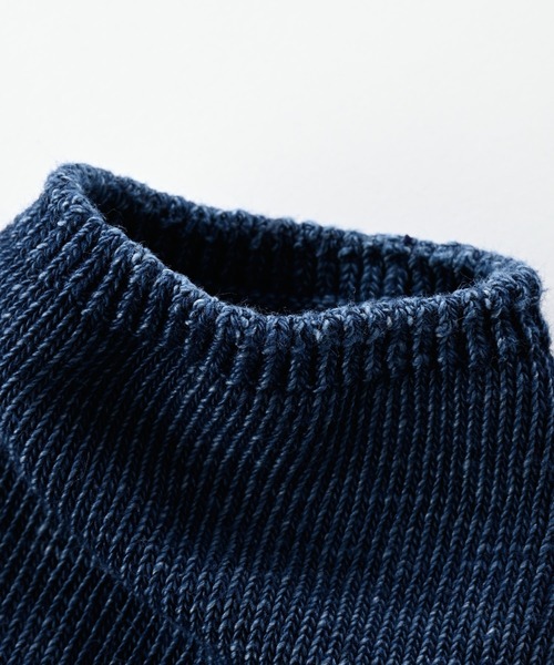 45R（フォーティファイブアール）の「インディゴ度詰の靴下（ソックス/靴下・レディース・インディゴブルー/ライトインディゴブルー・LARGE/MEDIUM）」の6枚目の写真