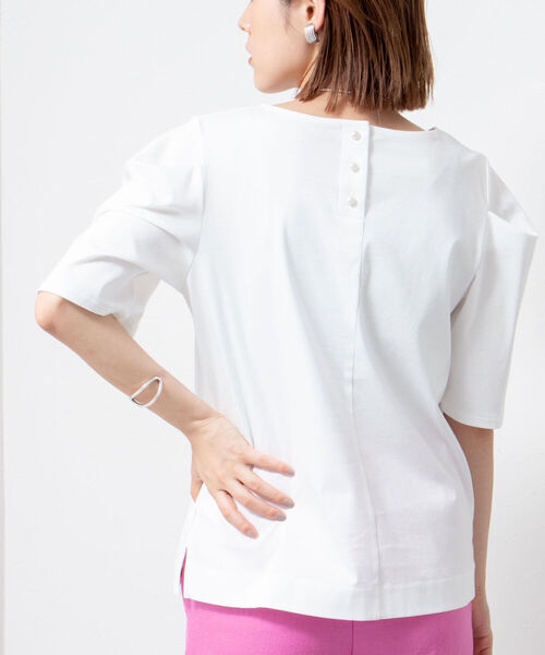 セール】袖タックプルオーバーカットソー（Tシャツ/カットソー