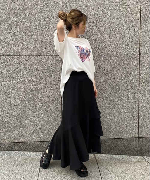 one way（ワンウェイ）の「切替フリルマーメイドスカート（スカート・レディース・ホワイト/ブラック・FREE）」の17枚目の写真