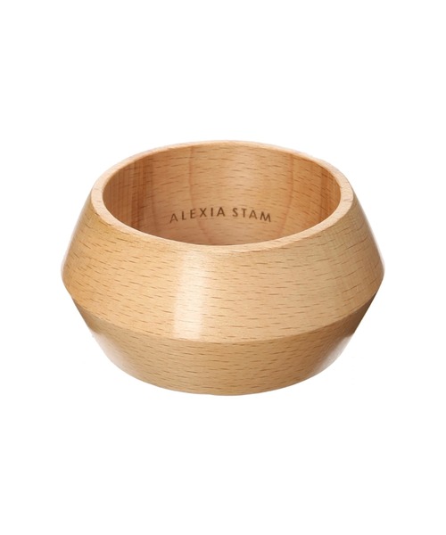ALEXIA STAM（アリシアスタン）の「Wood Bangle /ウッドバングル（バングル/リストバンド・レディース・ブラウン/ベージュ・FREE）」の11枚目の写真
