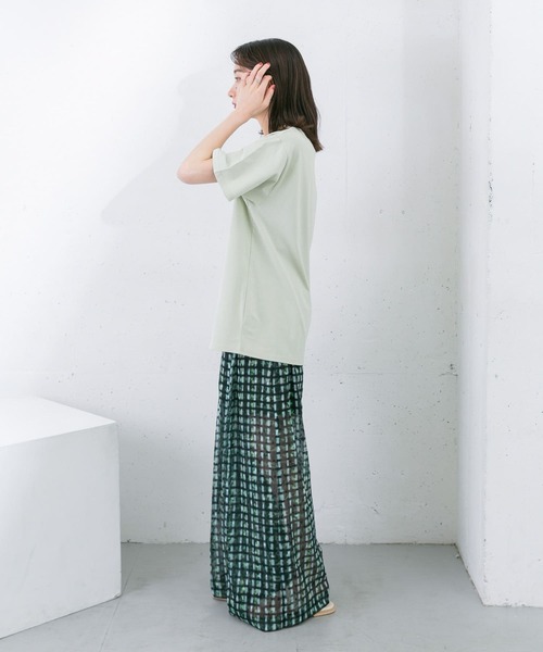 KBF(ケイビーエフ)の「ミニロゴTシャツ(Tシャツ/カットソー・レディース・ホワイト/ブラック/アイボリー/グリーン系その他・ONE)」の20枚目の写真