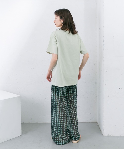 KBF(ケイビーエフ)の「ミニロゴTシャツ(Tシャツ/カットソー・レディース・ホワイト/ブラック/アイボリー/グリーン系その他・ONE)」の19枚目の写真