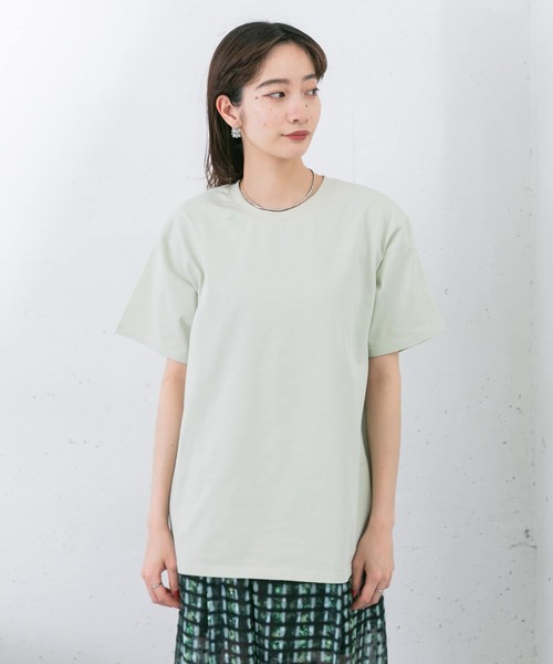 KBF(ケイビーエフ)の「ミニロゴTシャツ(Tシャツ/カットソー・レディース・ホワイト/ブラック/アイボリー/グリーン系その他・ONE)」の18枚目の写真