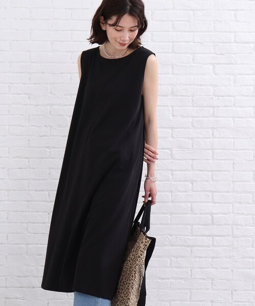 SHOO・LA・RUE(シューラルー)の「◆【洗える/接触冷感/SHOO ICE】ノースリーブワンピース(ワンピース・レディース・ブラック/チャコールグレー/ダークオレンジ・00)」の18枚目の写真
