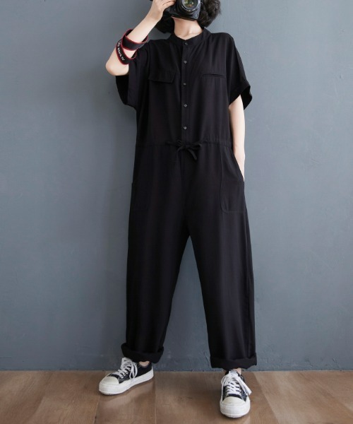 sakishimatokyo（サキシマトーキョー）の「オールインワン（サロペット/オーバーオール・レディース・ブラック・FREE）」の2枚目の写真