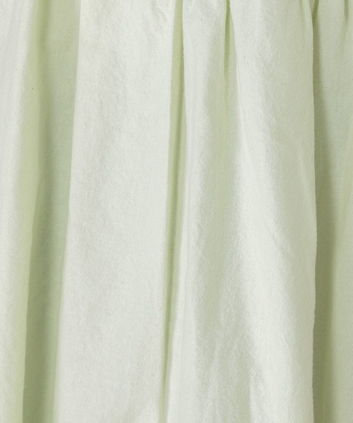 studio CLIP（スタディオクリップ）の「コットンリネン切り替えギャザーブラウス（シャツ/ブラウス・レディース・オフホワイト/ネイビー/ライトグリーン・FREE）」の15枚目の写真