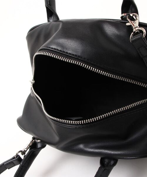 EMODA（エモダ）の「EMODA/エモダ　シボ/スムース切替２WAYボストン（ボストンバッグ・レディース・ベージュ系その他/ブラック・FREE）」の12枚目の写真