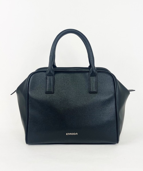 EMODA（エモダ）の「EMODA/エモダ　シボ/スムース切替２WAYボストン（ボストンバッグ・レディース・ベージュ系その他/ブラック・FREE）」の8枚目の写真