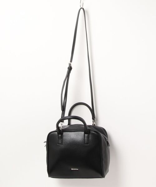 EMODA（エモダ）の「EMODA/エモダ　シボ/スムース切替２WAYボストン（ボストンバッグ・レディース・ベージュ系その他/ブラック・FREE）」の18枚目の写真