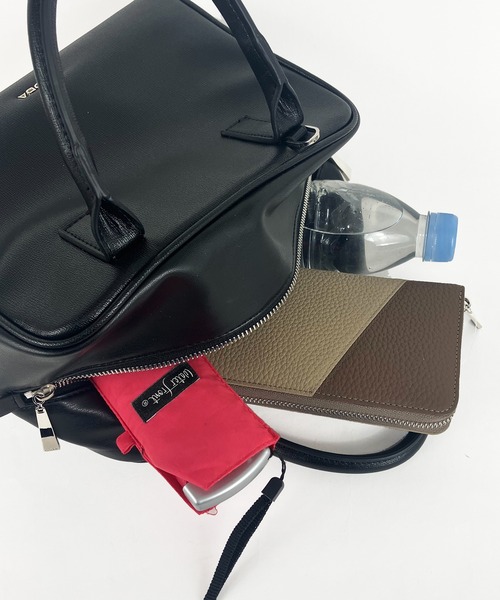 EMODA（エモダ）の「EMODA/エモダ　シボ/スムース切替２WAYボストン（ボストンバッグ・レディース・ベージュ系その他/ブラック・FREE）」の13枚目の写真