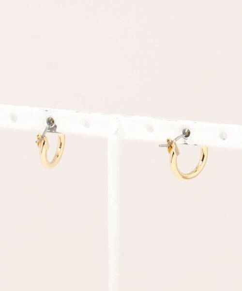 VENCEEXCHANGE（ヴァンスエクスチェンジ）の「シンプルピアス（ピアス（両耳用）・レディース・シルバー/ゴールド/ブラック・FREE）」の4枚目の写真