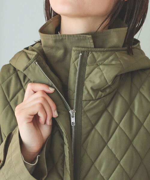 B:MING by BEAMS（ビーミングバイビームス）の「B:MING by BEAMS / べスト付き スタンド コート 22AW（その他アウター・レディース・ホワイト系/オリーブ・SMALL/MEDIUM）」の13枚目の写真