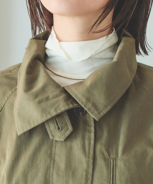 B:MING by BEAMS（ビーミングバイビームス）の「B:MING by BEAMS / べスト付き スタンド コート 22AW（その他アウター・レディース・ホワイト系/オリーブ・SMALL/MEDIUM）」の11枚目の写真