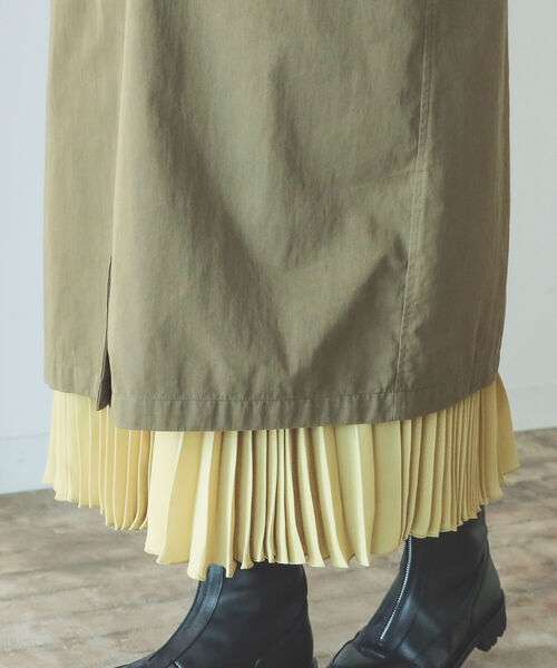 B:MING by BEAMS（ビーミングバイビームス）の「B:MING by BEAMS / べスト付き スタンド コート 22AW（その他アウター・レディース・ホワイト系/オリーブ・SMALL/MEDIUM）」の16枚目の写真