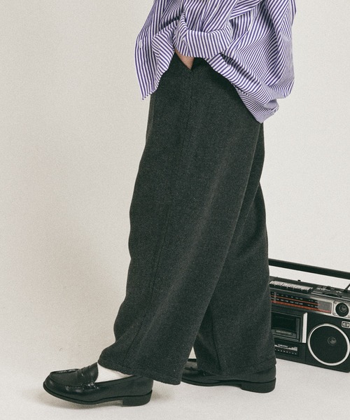 MUHET（ミュエータ）の「【セットアップ可能】バギーパンツ（その他パンツ・レディース・チャコールグレー/ベージュ/ブラウン・SMALL/MEDIUM/X-LARGE）」の9枚目の写真