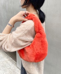 SHENERY | 【WEB限定カラー：パープル】フェイクファーバッグ(ハンドバッグ)