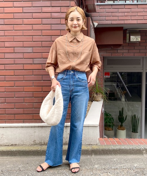 SHENERY（シーナリー）の「フェイクファーバッグ（ハンドバッグ・レディース・パープル/オレンジ/アイボリー・FREE）」の7枚目の写真