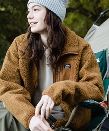 【OUTDOOR PRODUCTS/アウトドアプロダクツ】防風ボアスタンドカラ―ブルゾン ボアフリースジャケット　モコモコ