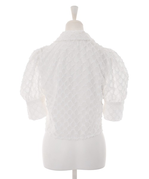 Narcissus（ナルシス）の「【Narcissus】ブロックショートジャケット（テーラードジャケット・レディース・ブラック/ホワイト・FREE）」の13枚目の写真