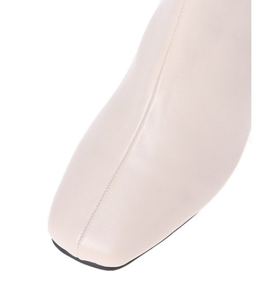 INGNI（イング）の「ベーシックミドルブーツ（ブーツ・レディース・ブラック/アイボリー・M/L）」の9枚目の写真