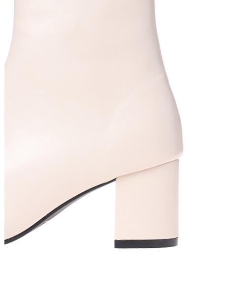 INGNI（イング）の「ベーシックミドルブーツ（ブーツ・レディース・ブラック/アイボリー・M/L）」の10枚目の写真