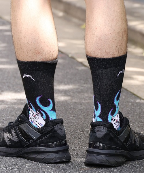 RIPNDIP（リップンディップ）の「RIPNDIP/リップンディップ Welcome To Heck Socks 靴下（ソックス/靴下・メンズ・ブルー・ONE SIZE）」の13枚目の写真