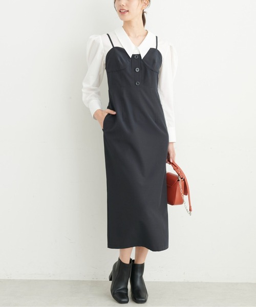 FREE'S MART（フリーズマート）の「◆ウエストシェイプパワーショルダーシャツ（シャツ/ブラウス・レディース・ブラック/ブルー/ホワイト・FREE）」の11枚目の写真