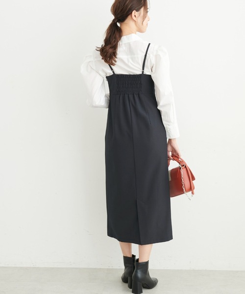 FREE'S MART（フリーズマート）の「◆ウエストシェイプパワーショルダーシャツ（シャツ/ブラウス・レディース・ブラック/ブルー/ホワイト・FREE）」の21枚目の写真