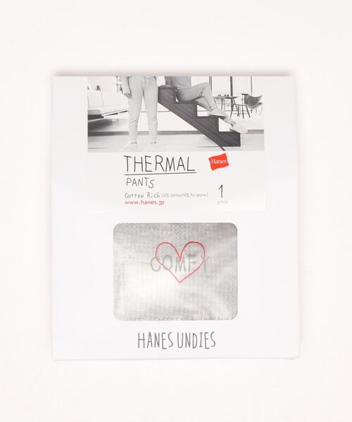 HANES（ヘインズ）の「【HANES/ヘインズ】UNDIES　ウエストゴムサーマルパンツ レディース（その他アンダーウェア/インナー・レディース・ブラック/グレー/グリーン・FREE）」の5枚目の写真