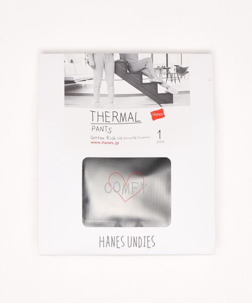 HANES（ヘインズ）の「【HANES/ヘインズ】UNDIES　ウエストゴムサーマルパンツ レディース（その他アンダーウェア/インナー・レディース・ブラック/グレー/グリーン・FREE）」の6枚目の写真
