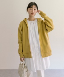 PUAL CE CIN | タイプライターノーカラーティアードチュニック(シャツ/ブラウス)